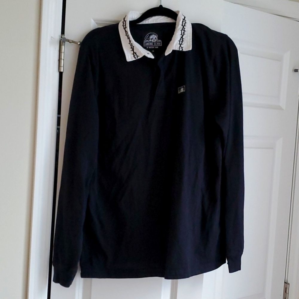 LURKING CLASS barbed wire collar long sleeve goth